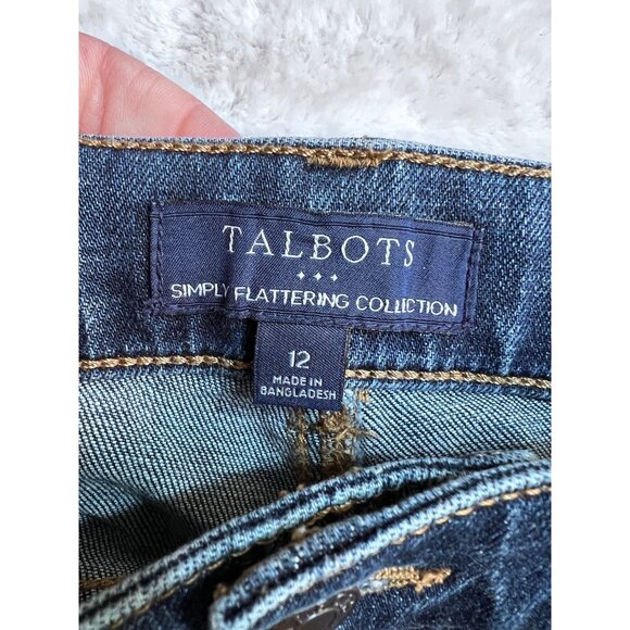 Talbots simply flattering collection denim shorts women size 13 - Picture 5 of 7